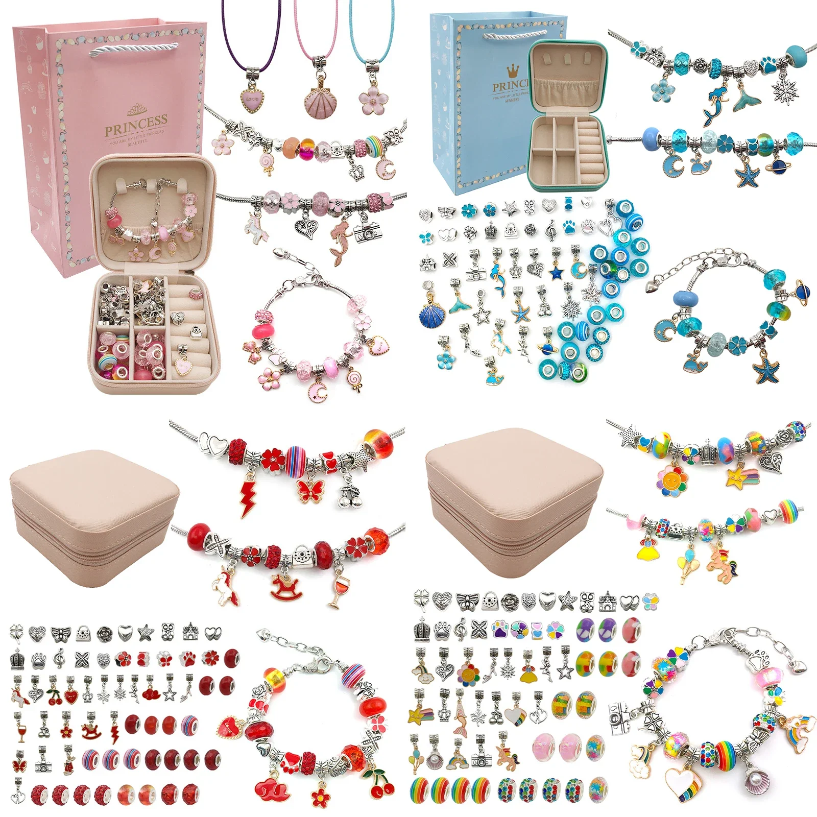 Musical Instrument Jewelry - Charm Bracelet Making Kit for Girls,Gift