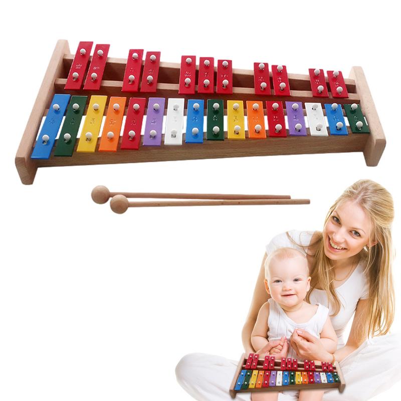 Musical Instrument For Babies - 27 Note Xylophone Hand Bell Colorful
