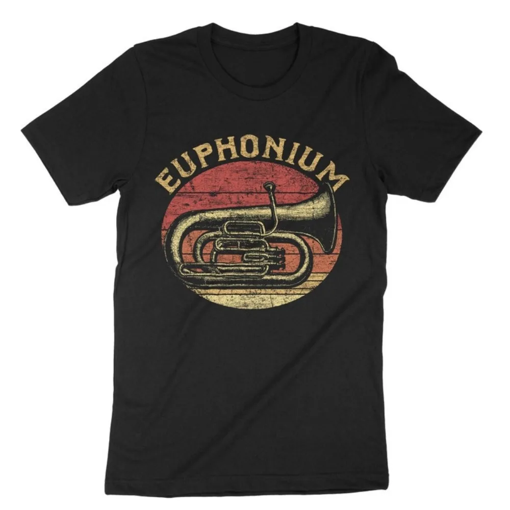 Musical Instrument Euphonium - Funny Euphonium Vintage Men's Tshirt Vintage