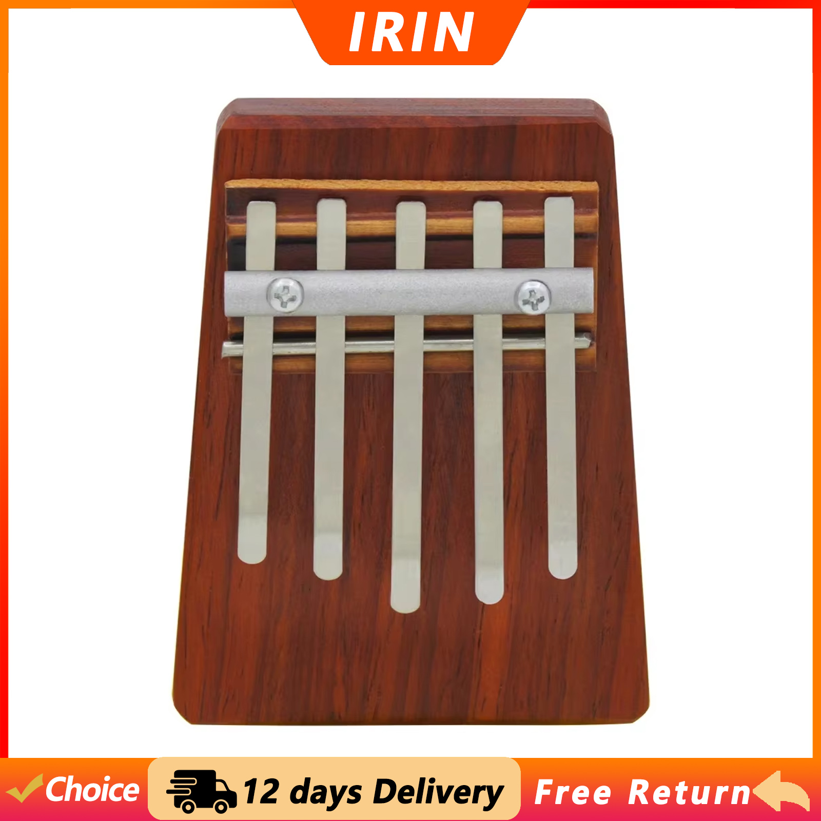 Musical Instrument For Beginners - IRIN Kalimba 5 Tone Thumb Piano