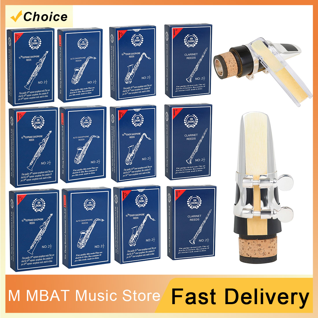 Musical Instrument Euphonium - 10/20Set 2.5 Soprano/Alto/Tenor/Clarinet B Flat Saxophone