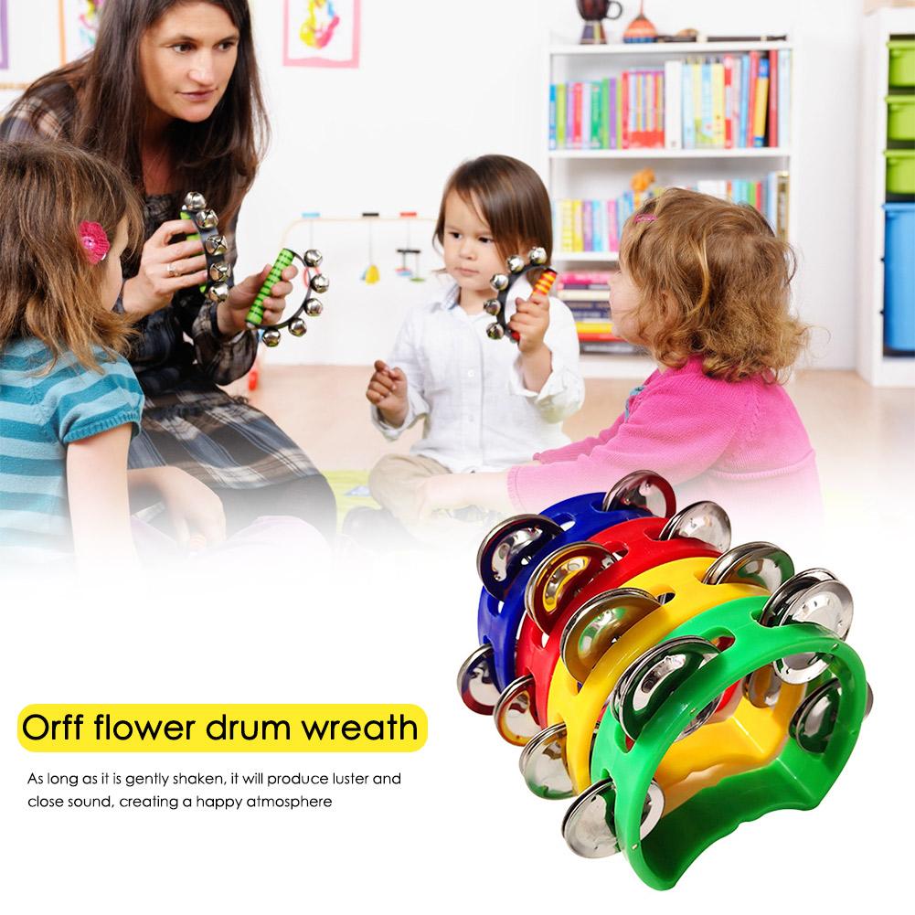 Musical Instrument Tambourine - 4pcs Tambourine Jingles Rattle Bell Musical
