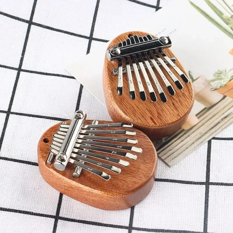 Musical Instrument For Beginners - 1Pcs Wood Mini Thumb Piano Musical