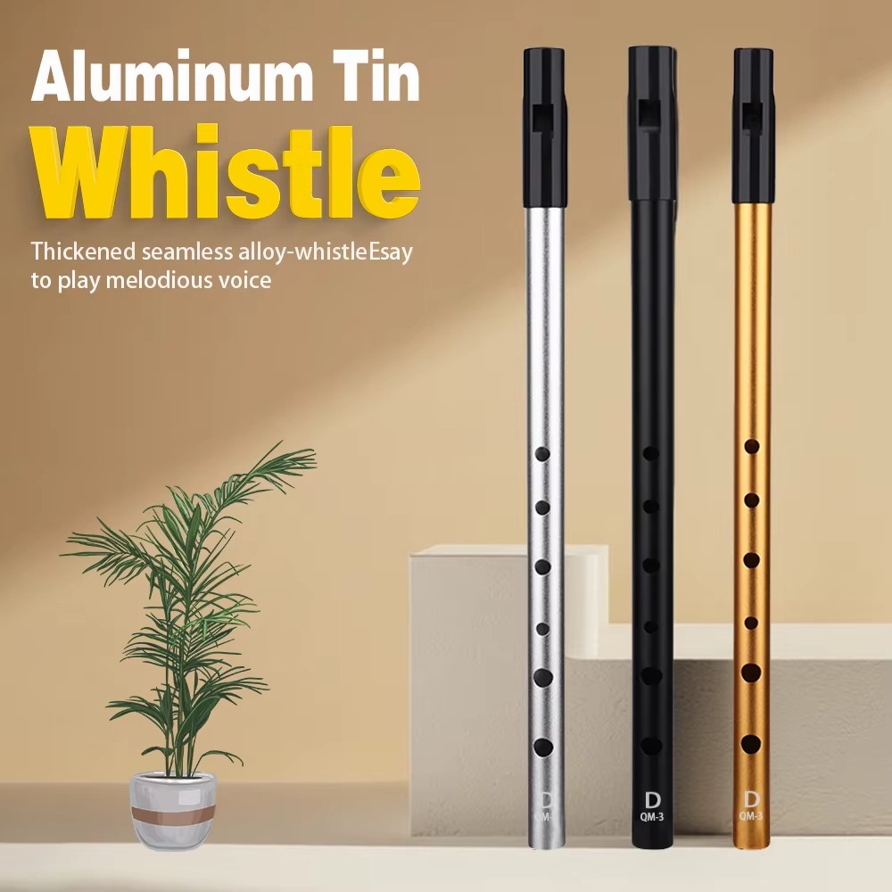 Tin Whistle Flute - 6 Holes C/D Key Irish Whistle