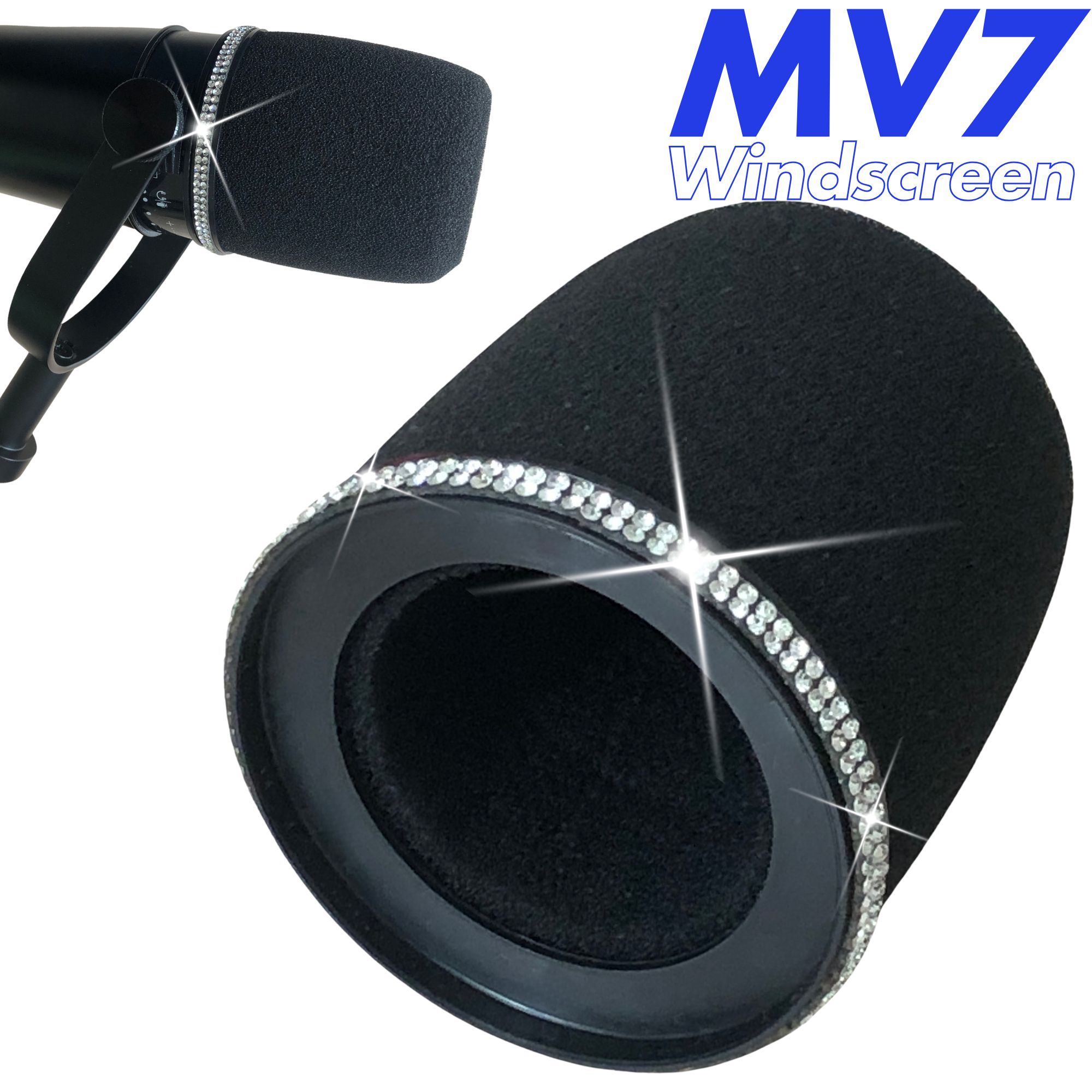 Shure Mic Mv7 - Shining MV7 Pop Filter for Shure