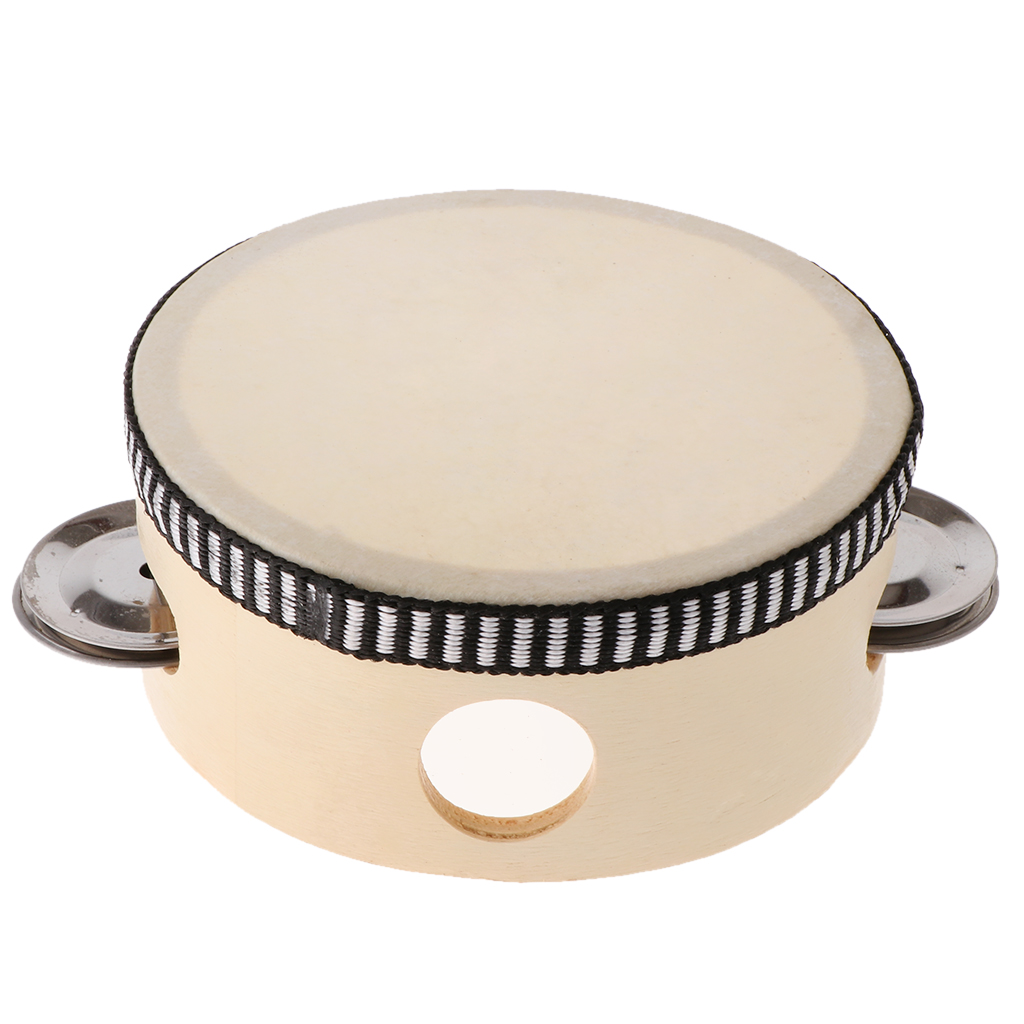 Wooden Musical Tambourine Beat - Musical Instrument Tambourine recension och pris