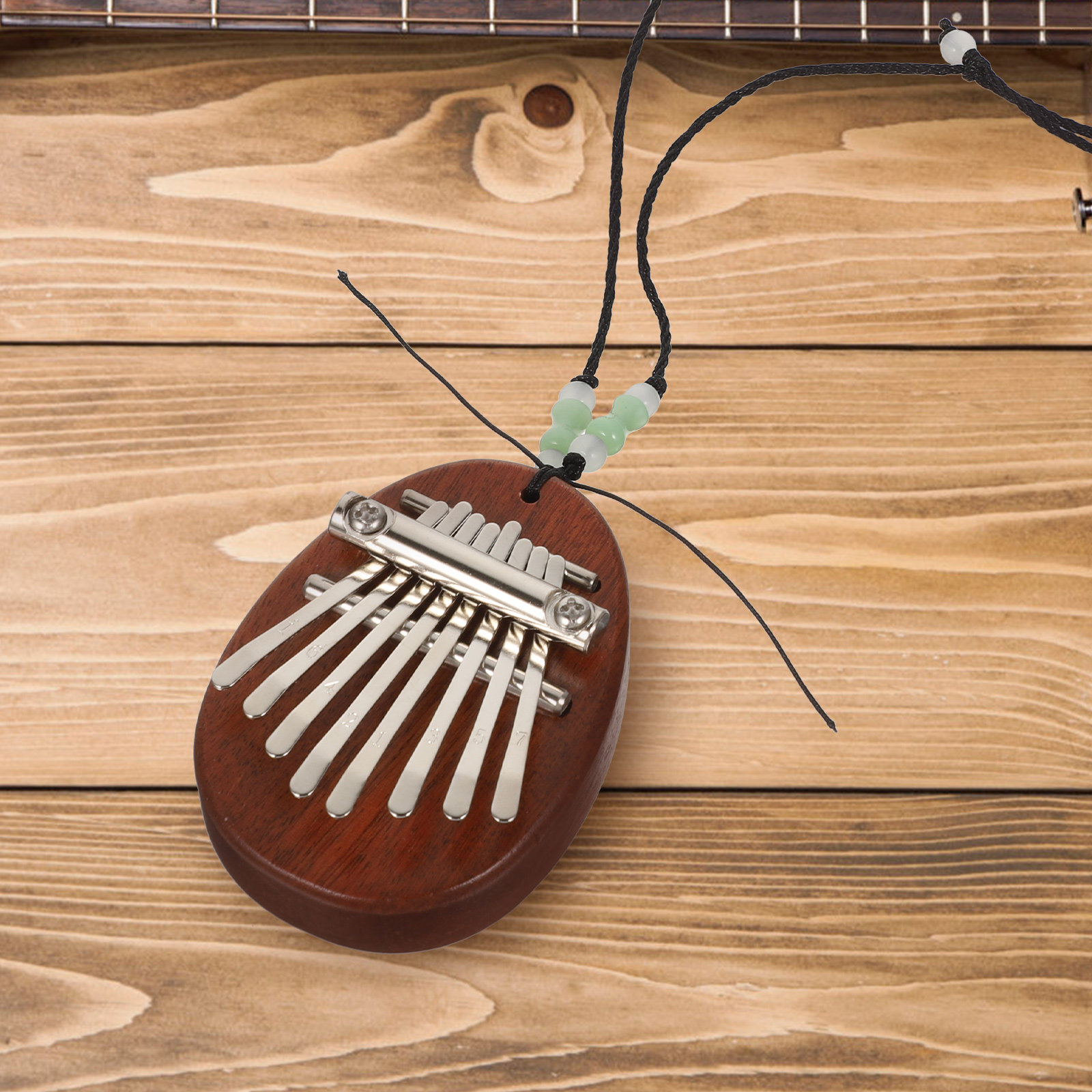 Wooden Kalimba 8 Keys Thumb Pi - Musical Instrument For Beginners recension och pris