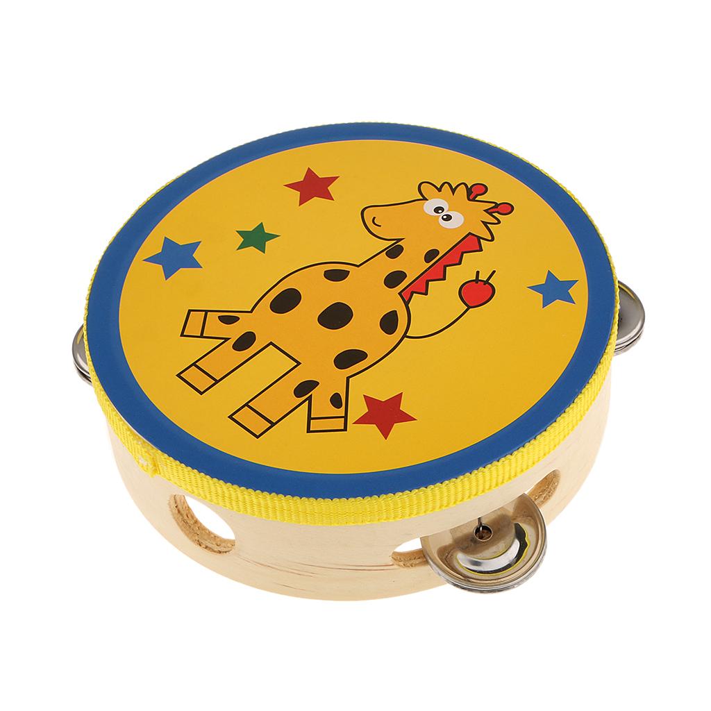 Wooden Tambourine Small Hand P - Musical Instrument Tambourine recension och pris