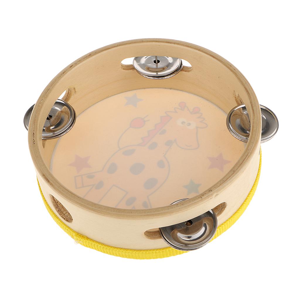 Wooden Tambourine Small Hand P - Musical Instrument Tambourine recension och pris