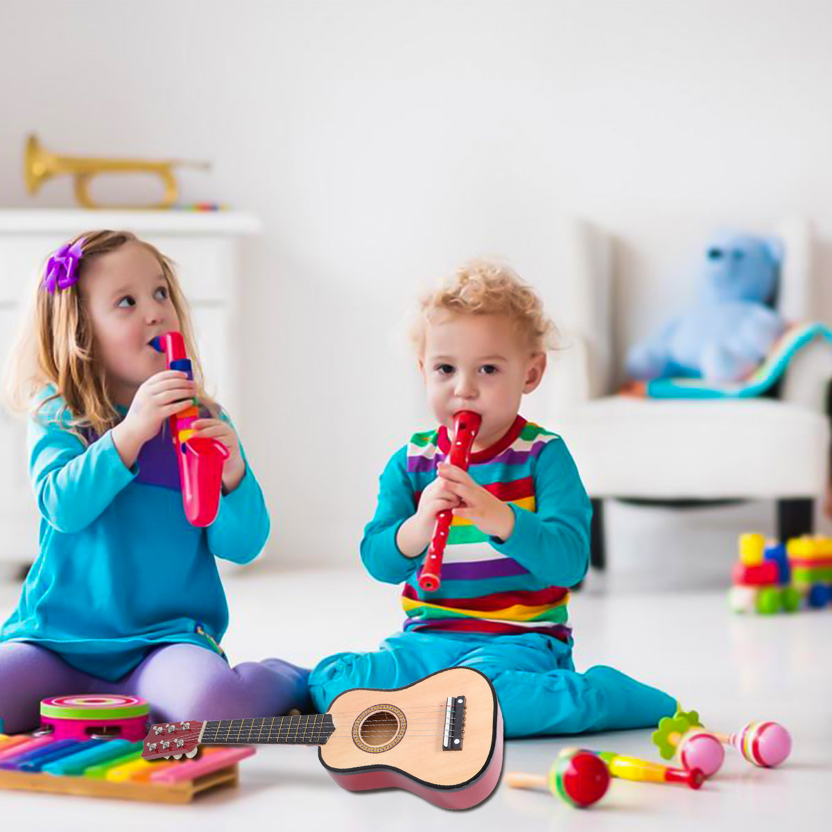 21Inch Children Acoustic Folk  - Musical Instrument For Beginners recension och pris