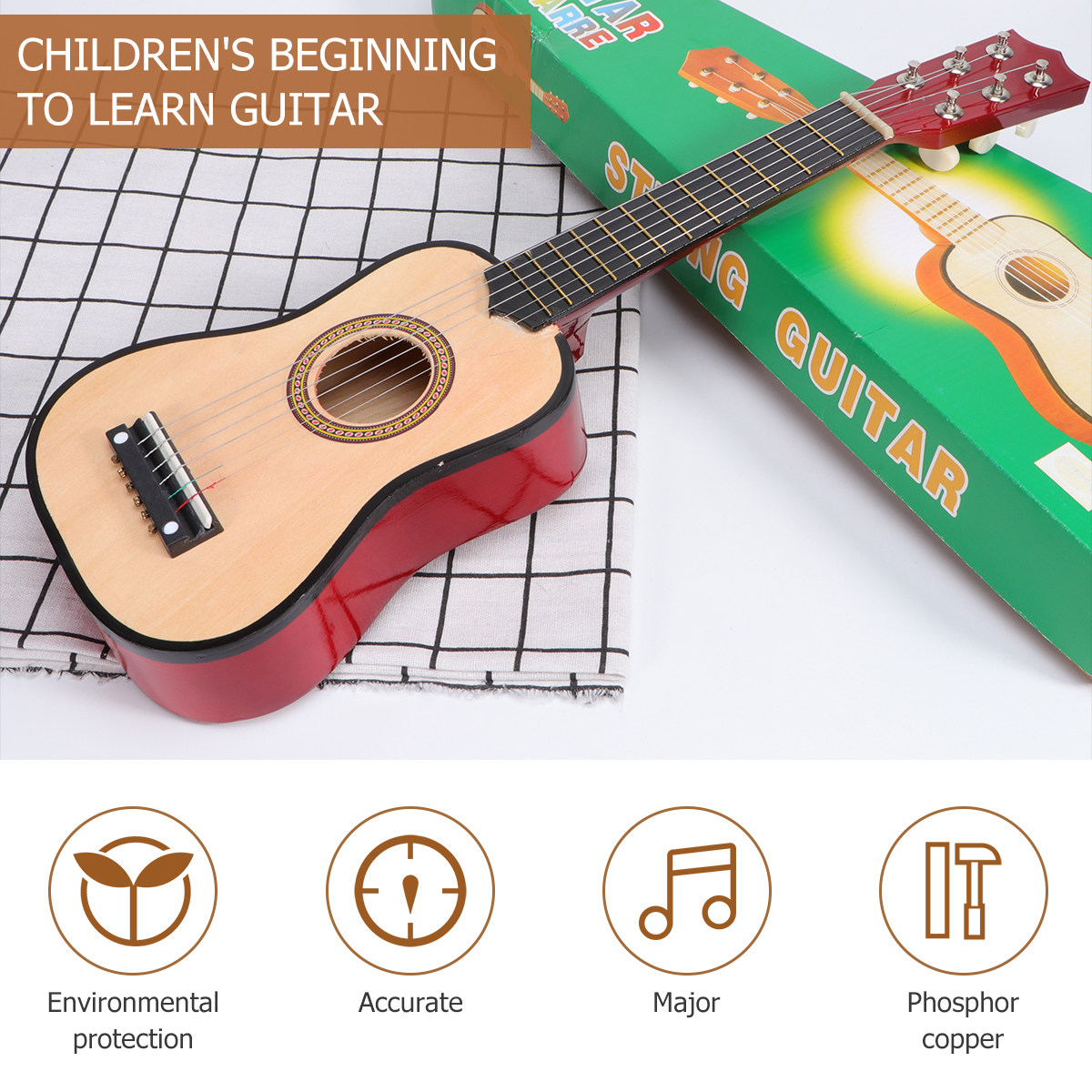 21Inch Children Acoustic Folk  - Musical Instrument For Beginners recension och pris
