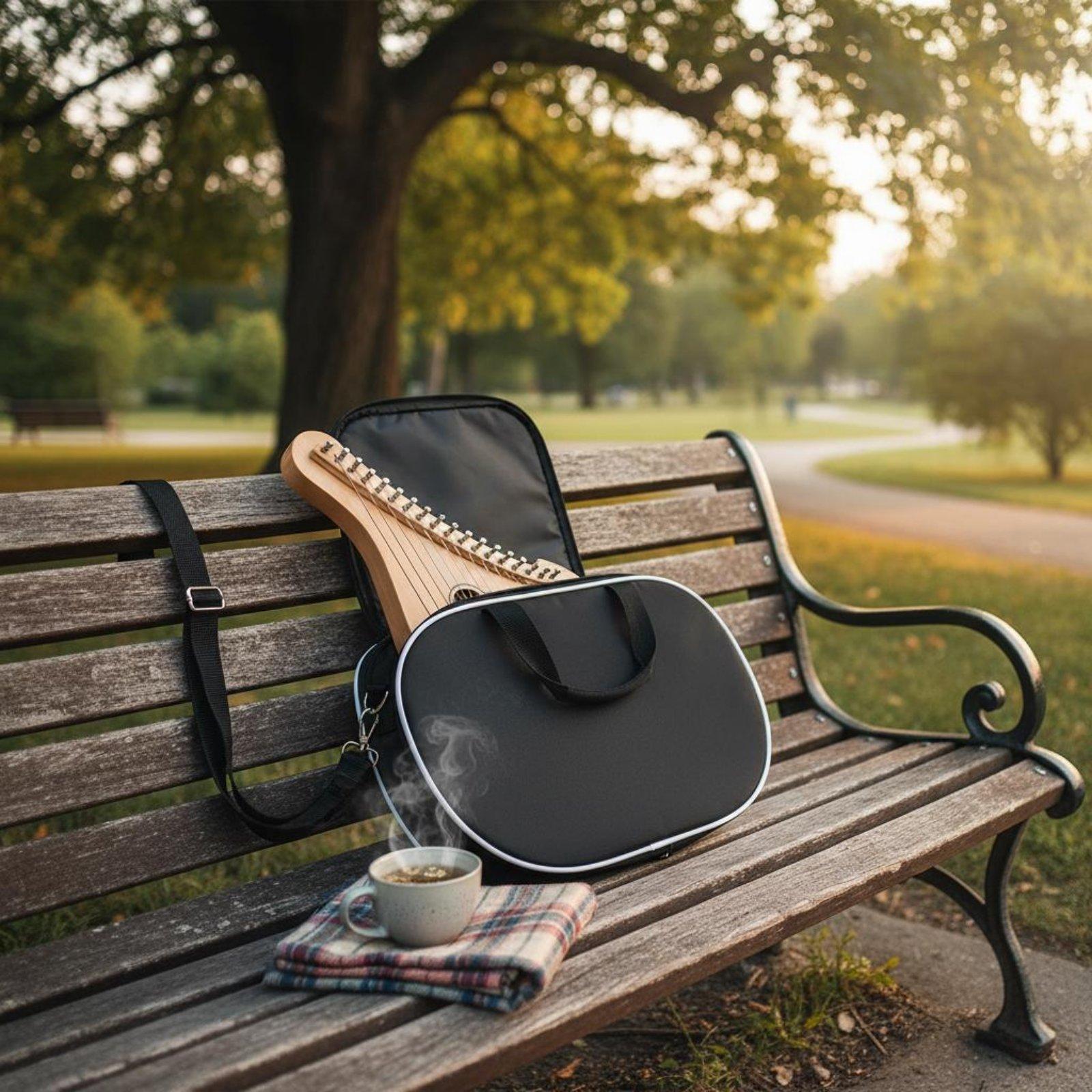Adjustable Strap Lyre Harp Bag - Musical Instrument Bag recension och pris