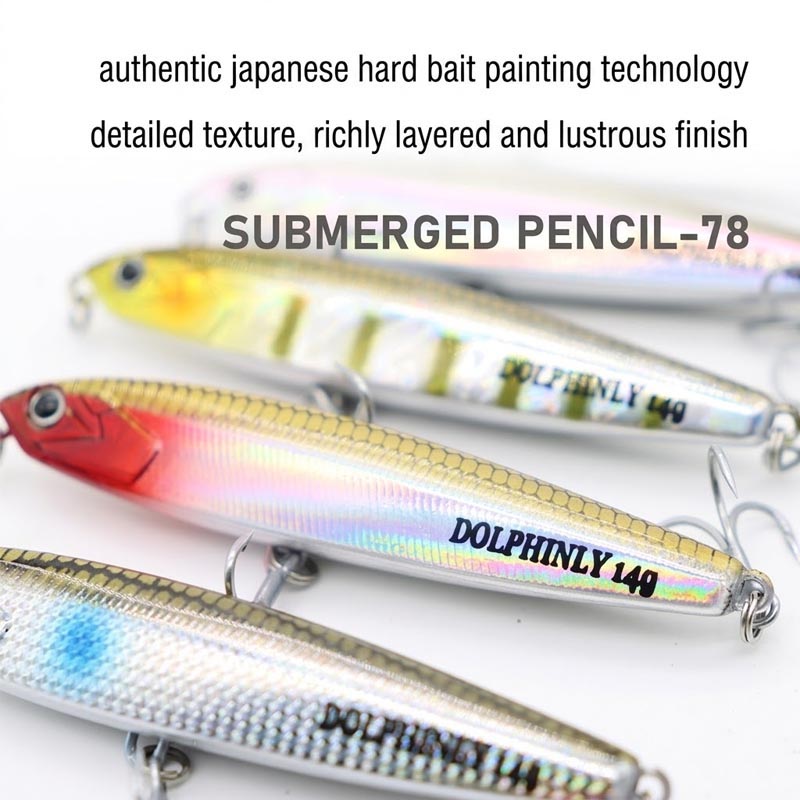 Long Cast Sinking Pencil Lures - Rain Stick Percussion recension och pris