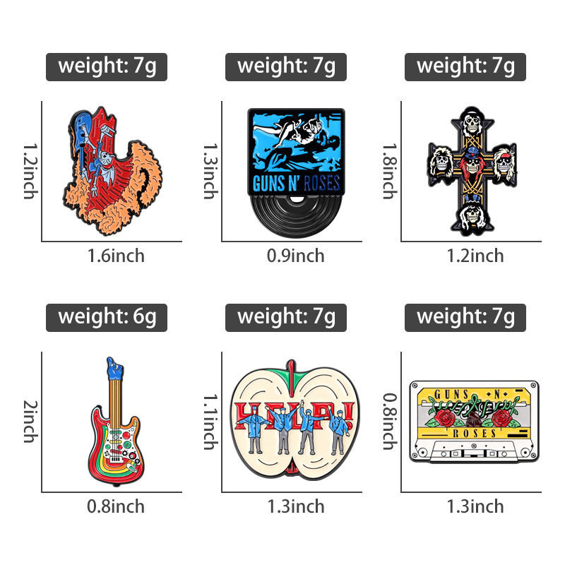 Personalization cartoon Musica - Musical Instrument Jewelry recension och pris