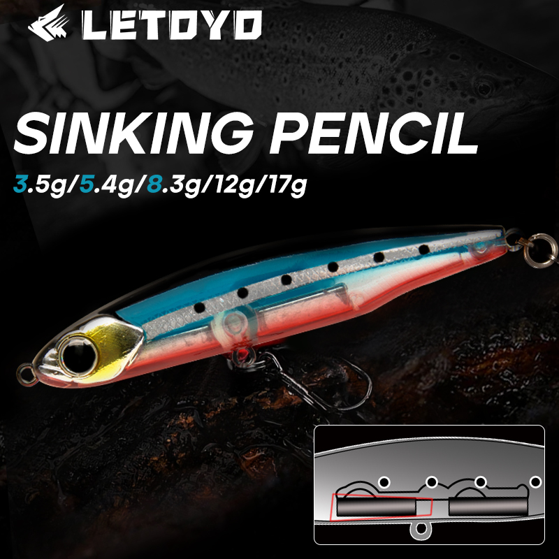 LETOYO Sinking Pencil 17g 12g- - Rain Stick Percussion recension och pris