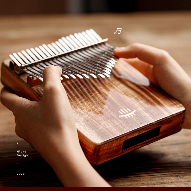 Hluru Kalimba 17 Keys with Hol - Musical Instrument For Beginners recension och pris