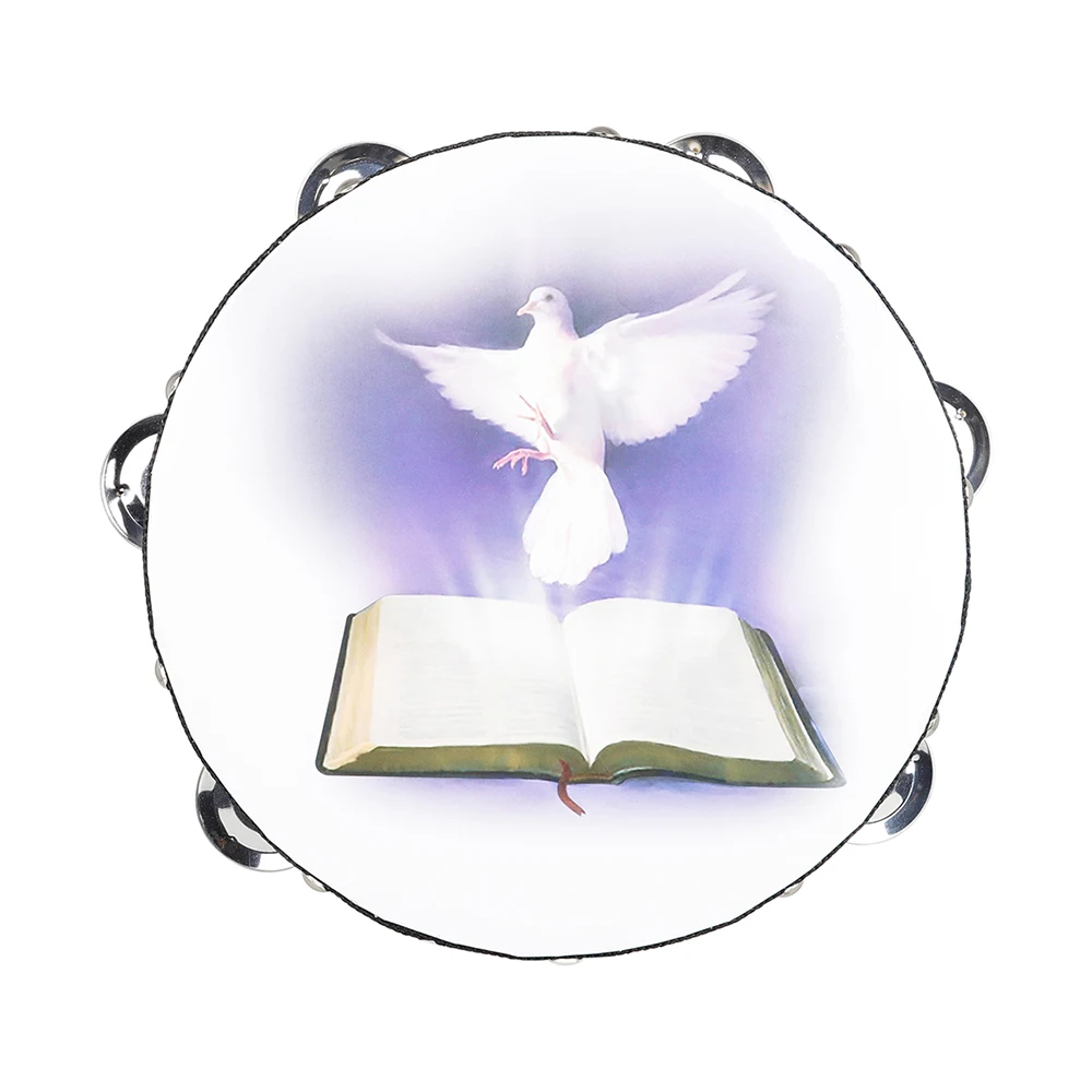 8 Inch Tambourine Peace Pigeon - Musical Instrument For Babies recension och pris
