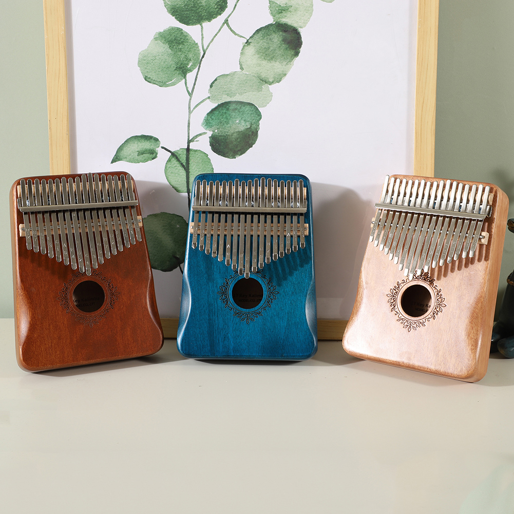 8/17Keys Mini Wooden Kalimba H - Musical Instrument For Beginners recension och pris