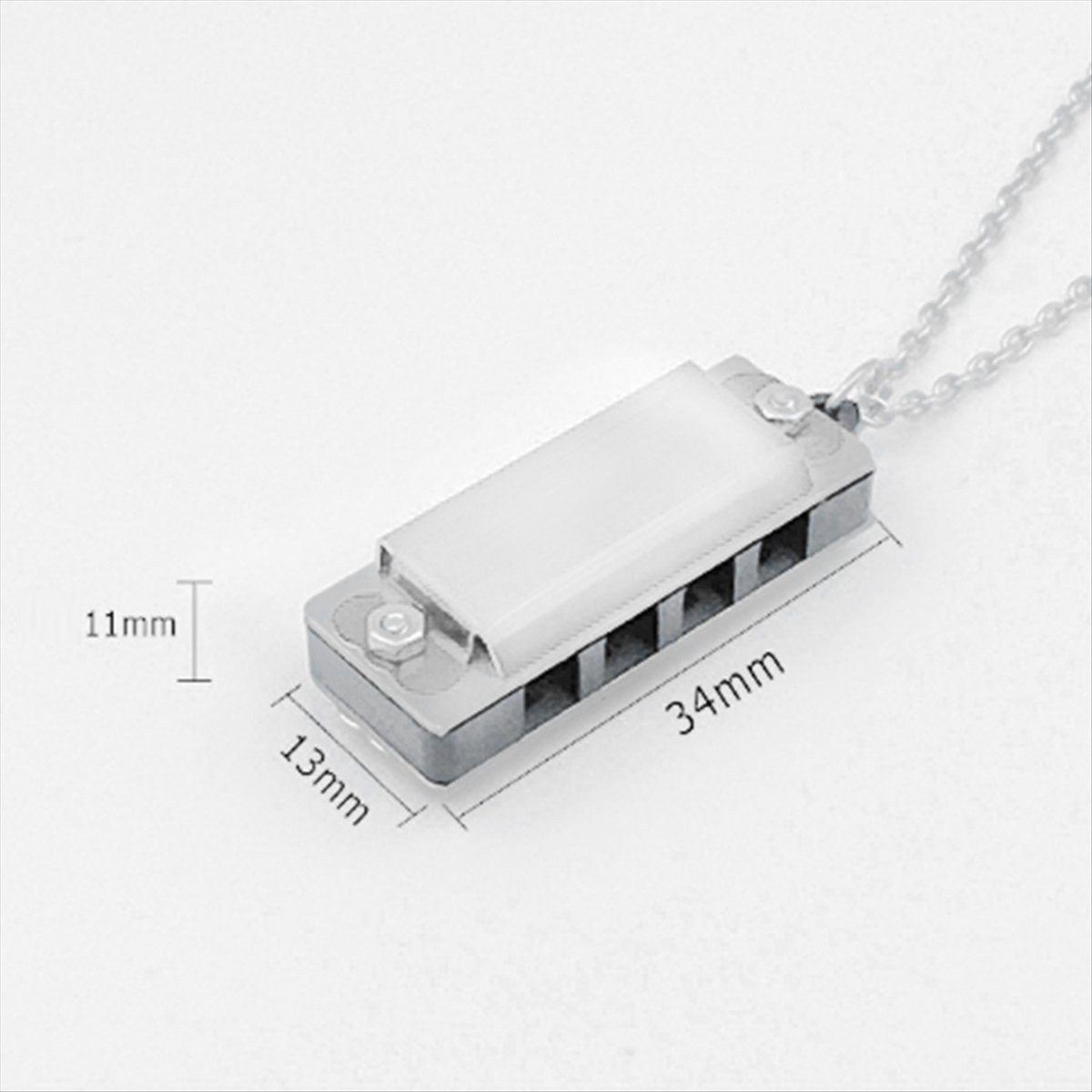 ABXY Mini Harmonica Necklace 4 - Musical Instrument For Beginners recension och pris