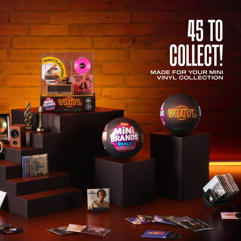 Mini Brands Vinyl Really Works - Musical Instrument Brands recension och pris