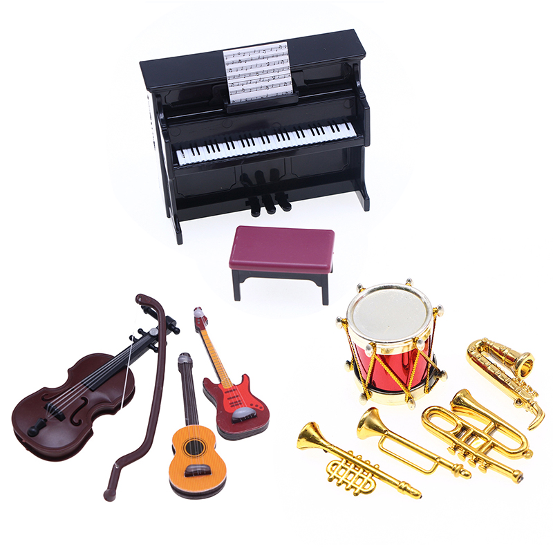 Classical 1:12 Scale Miniature - Musical Instrument Like Guitar recension och pris