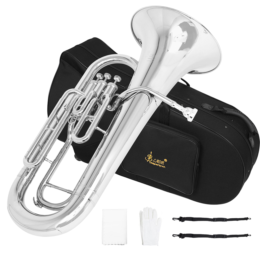 SLADE B Flat Euphonium 3-Key V - Musical Instrument Euphonium recension och pris