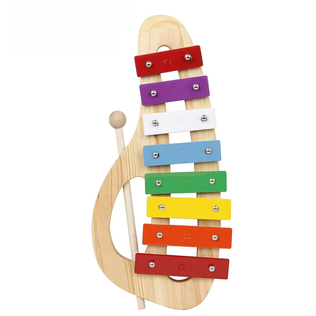 8-Tone Rainbow Xylophone, Meta - Musical Instrument Mallet recension och pris
