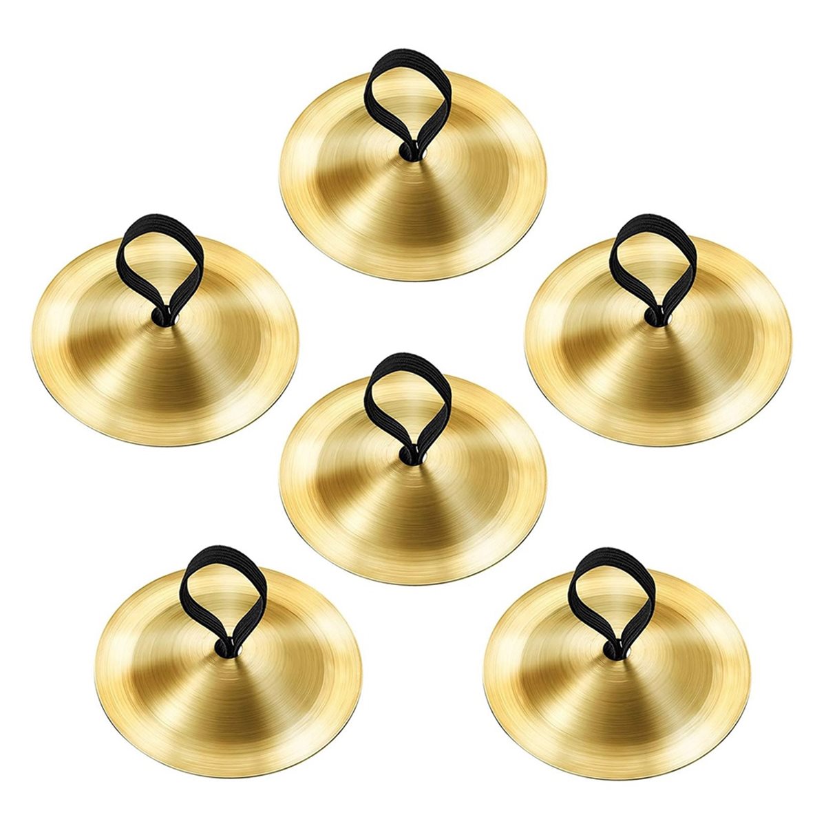 6 Pieces Finger Cymbals Belly  - Musical Instrument Zills recension och pris