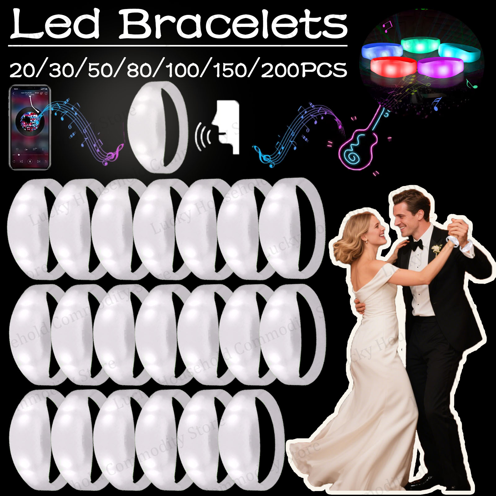20-100PCS Music&Sound Activate - Musical Instrument Jewelry recension och pris