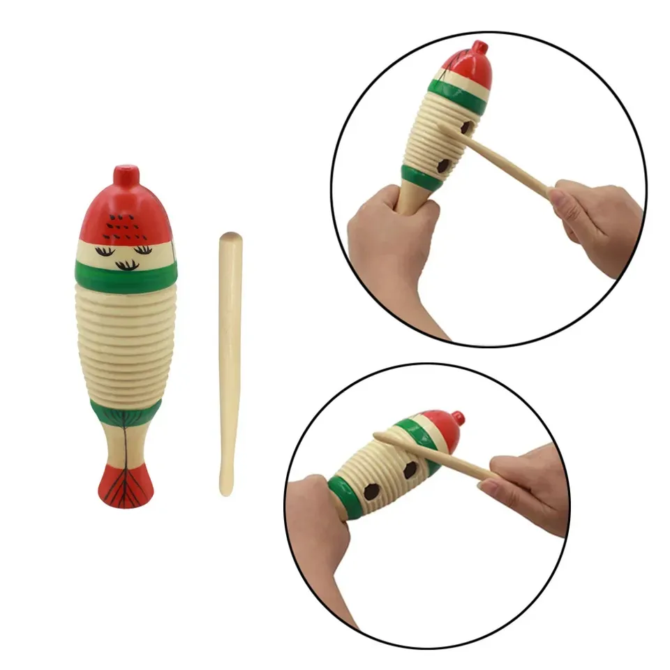 Wooden Fish Game Orff Percussi - Musical Instrument For Babies recension och pris