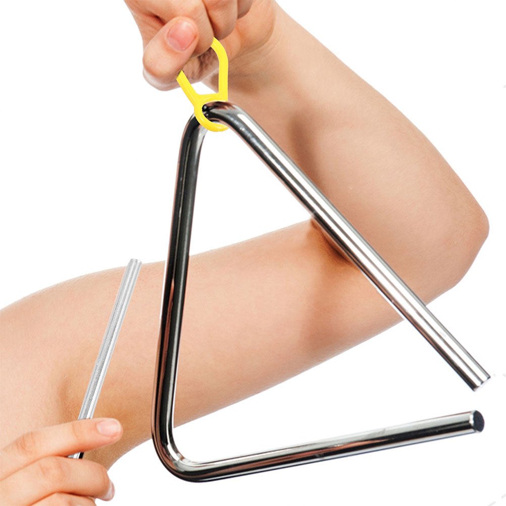 2Pcs Triangle Iron Percussion  - Musical Instrument Mallet recension och pris