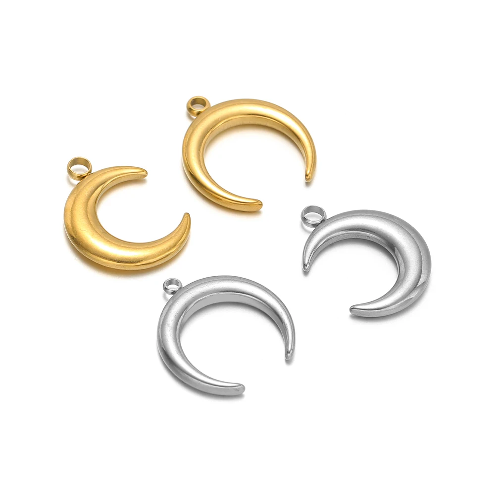 5pcs Stainless Steel Moon Horn - Musical Instrument Jewelry recension och pris