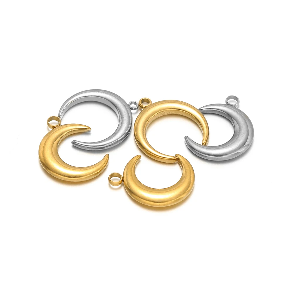 5pcs Stainless Steel Moon Horn - Musical Instrument Jewelry recension och pris