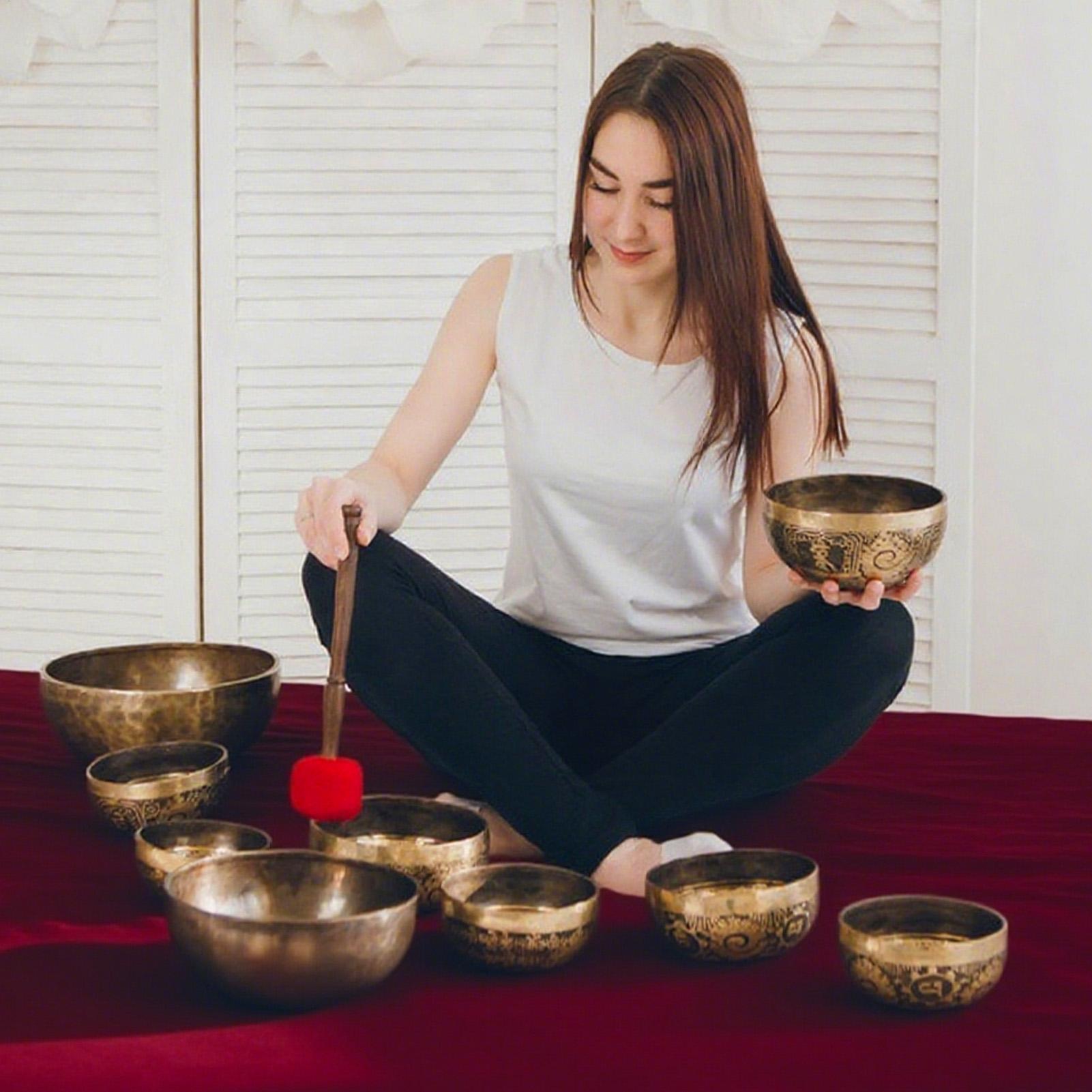 Sound Bowl Mallet Wooden Medit - Musical Instrument Mallet recension och pris