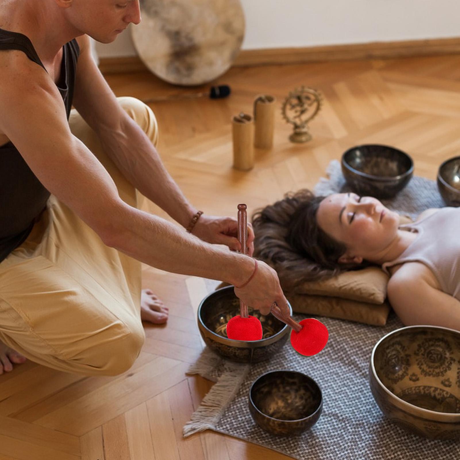 Sound Bowl Mallet Wooden Medit - Musical Instrument Mallet recension och pris