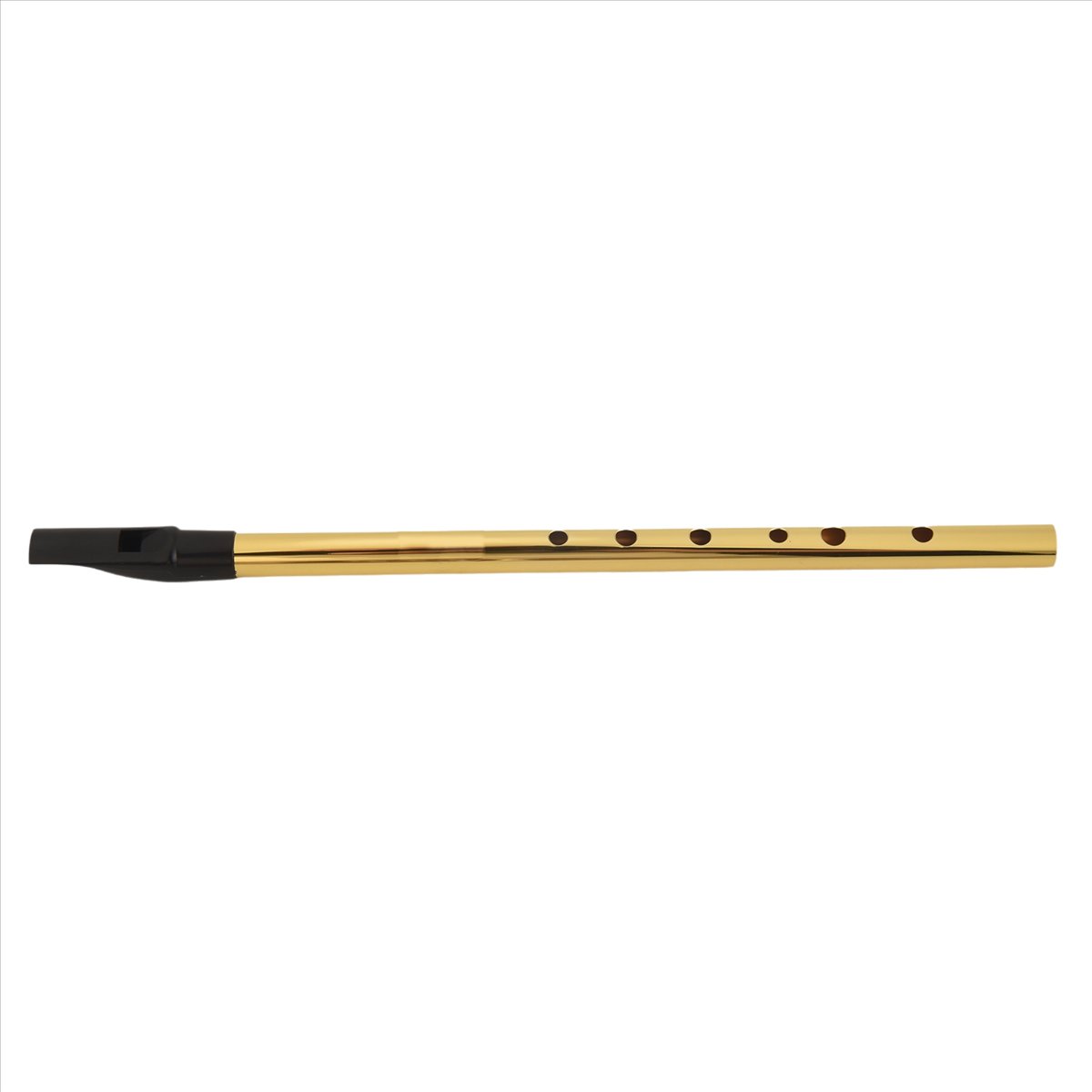 【STOCK】Brass Irish Whistle Flu - Tin Whistle Flute recension och pris