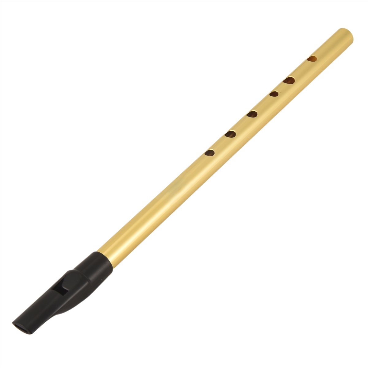 【STOCK】Brass Irish Whistle Flu - Tin Whistle Flute recension och pris