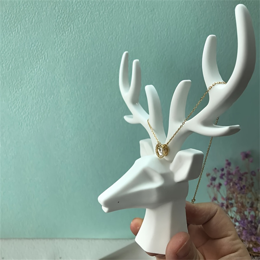 3D Deer Horn Jewelry Necklace  - Musical Instrument Jewelry recension och pris