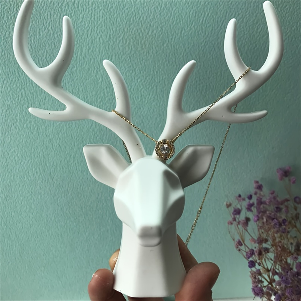 3D Deer Horn Jewelry Necklace  - Musical Instrument Jewelry recension och pris