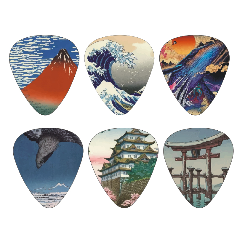New 12pcs/set  Guitar Picks -  - Musical Instrument In Japanese recension och pris