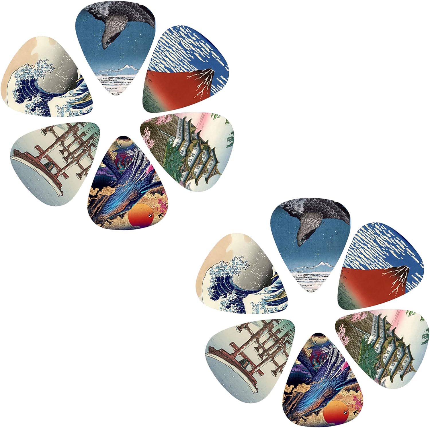 New 12pcs/set  Guitar Picks -  - Musical Instrument In Japanese recension och pris