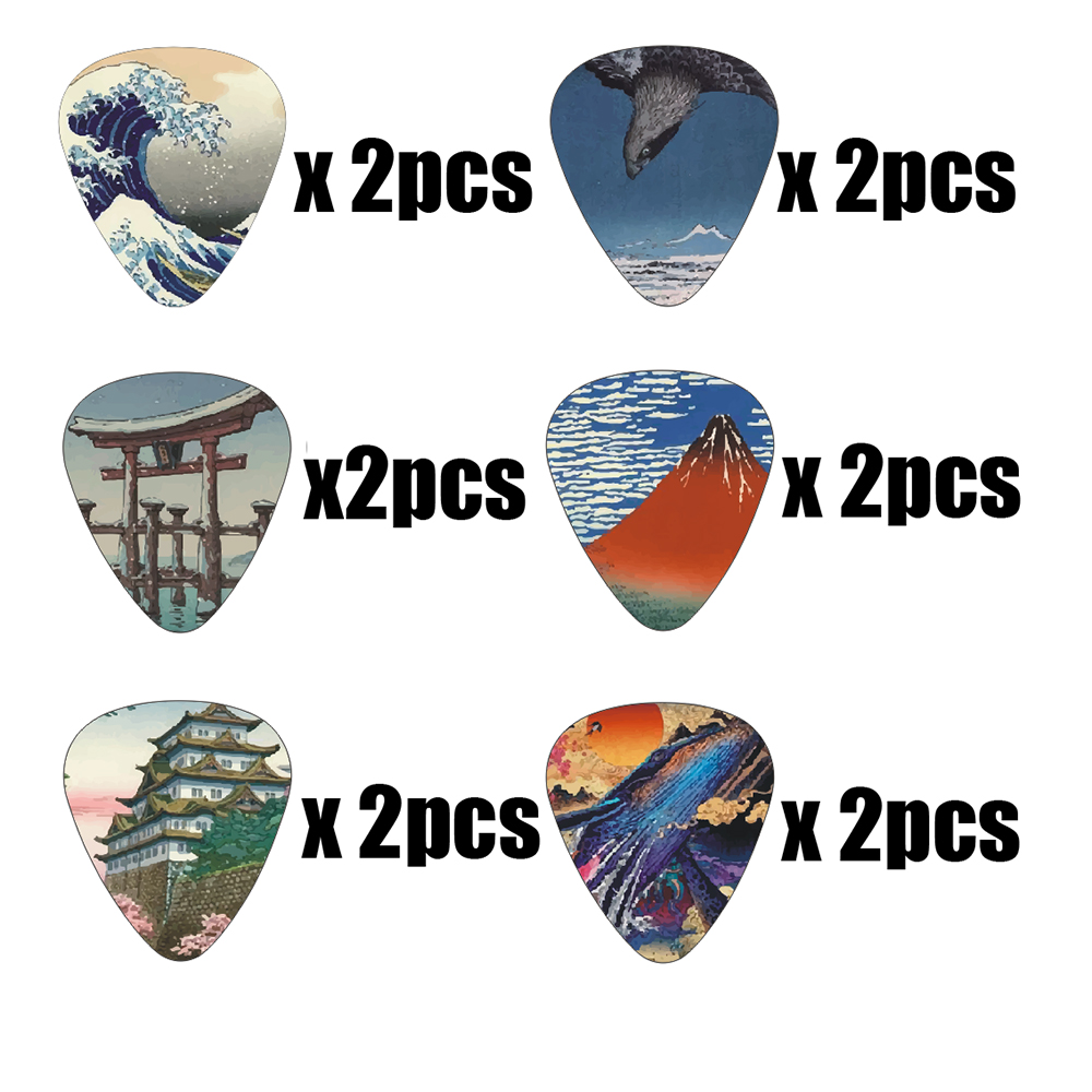 New 12pcs/set  Guitar Picks -  - Musical Instrument In Japanese recension och pris