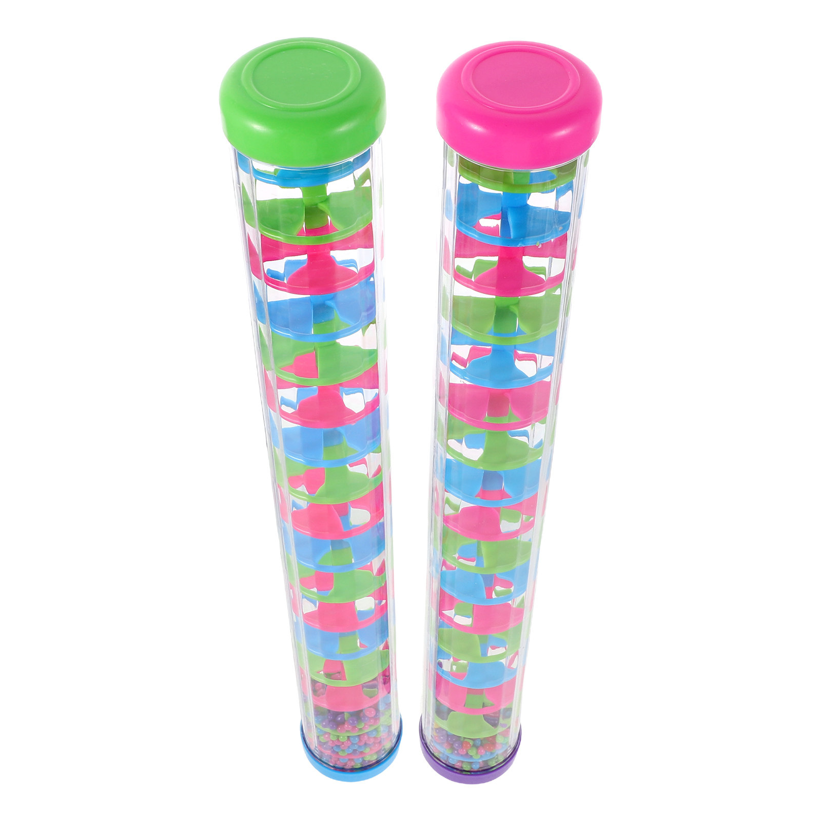 2Pcs Rain Stick Spiral Sensory - Rain Stick Percussion recension och pris
