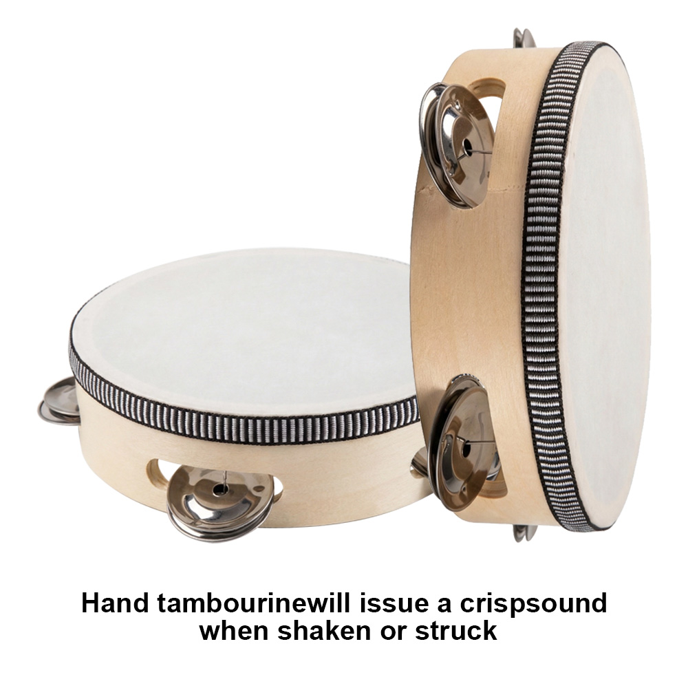 6inch Hand Held Drum Tambourin - Musical Instrument Tambourine recension och pris