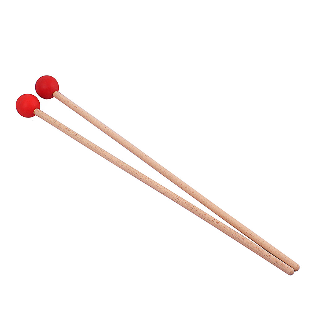 1Pair Large Drum Mallets Wood  - Musical Instrument Mallet recension och pris