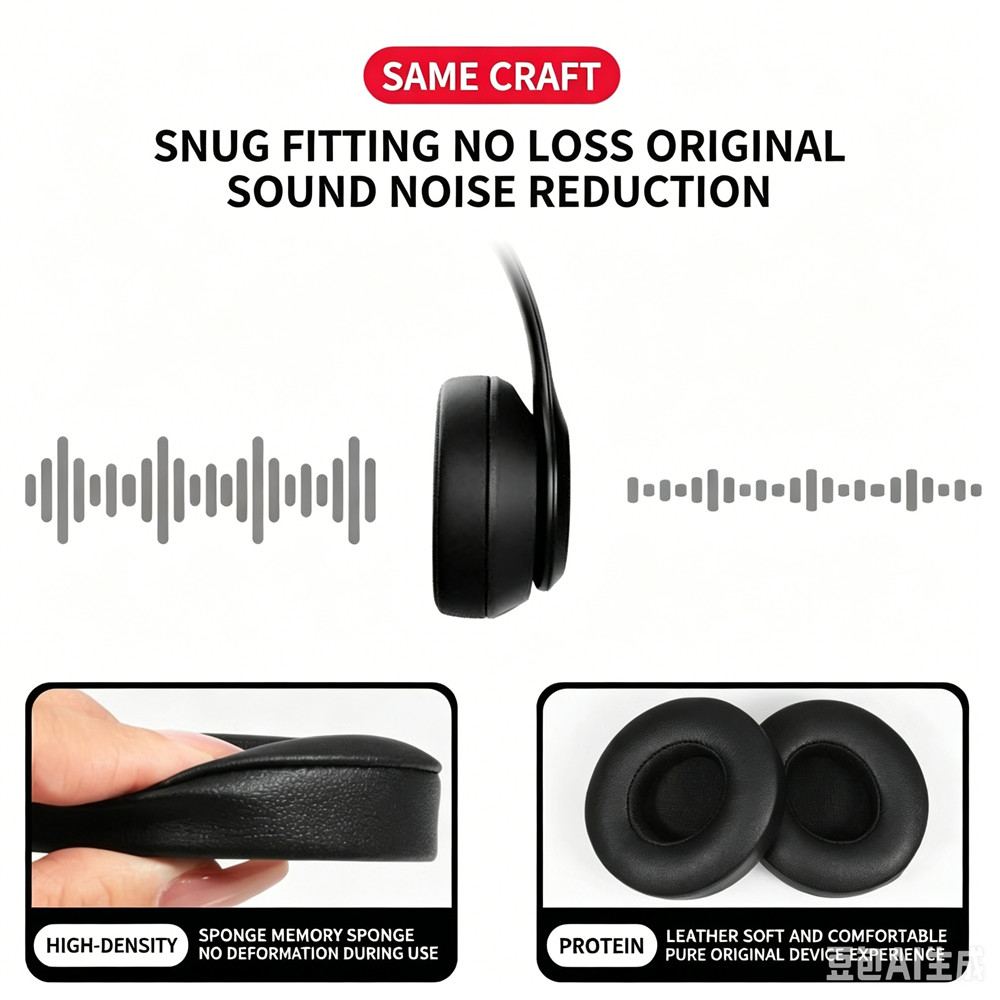 Ear Pads Suitable for Beats So - Beats Headphone Solo 4 recension och pris