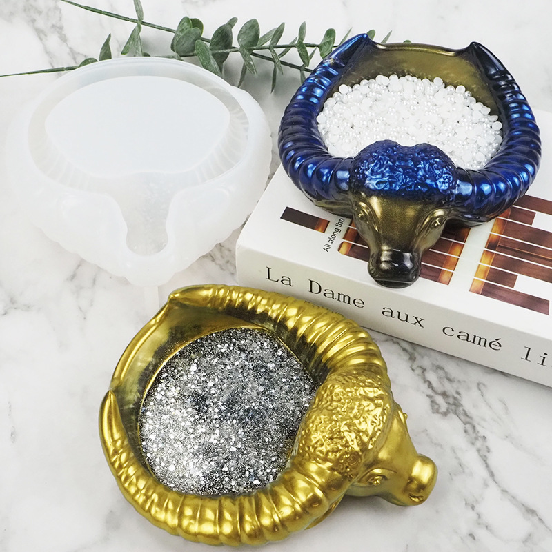 Cow Horn Storage Tray Mold DIY - Musical Instrument Jewelry recension och pris