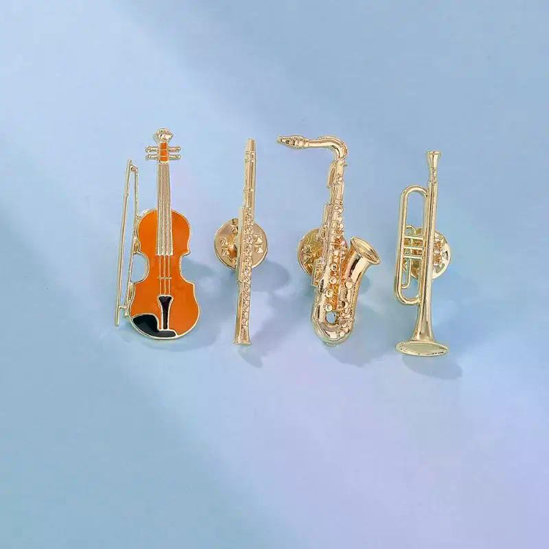 1Pcs Symphony Orchestra Badge  - Musical Instrument Jewelry recension och pris